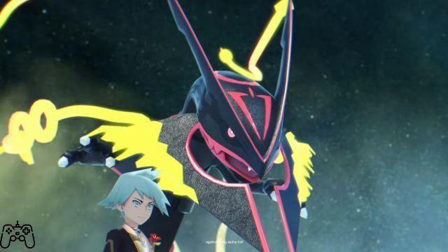 La pareja de sincronización de aniversario Steven y Rayquaza se mudan en Pokémon Masters EX