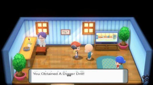 Where to find the Digger in Pokémon Shiny Diamond and Shiny Pearl?