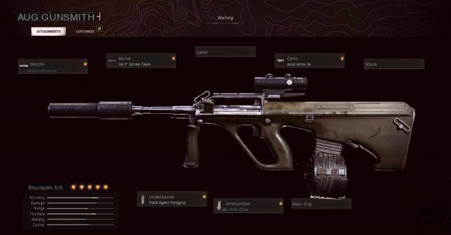 Call of Duty Warzone AUG Build with best attachments
