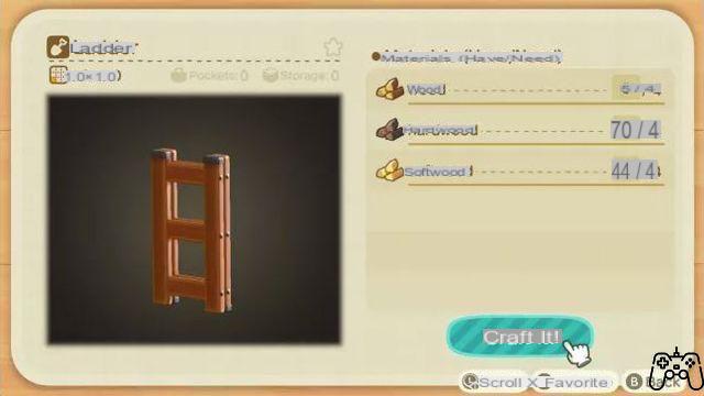 Animal Crossing New Horizons: How to unlock the ladder