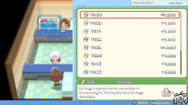 Onde encontrar o TM38 Fire Blast em Pokémon Brilliant Diamond e Shining Pearl?