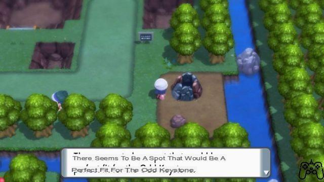 Onde encontrar a estranha pedra angular em Pokémon Brilliant Diamond e Shining Pearl?