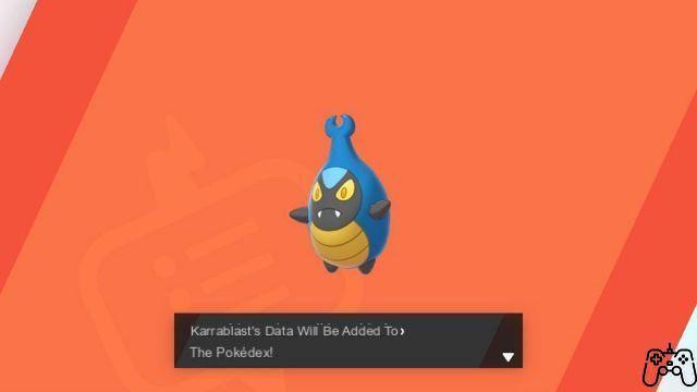 How to get Karrablast and evolve it in Pokémon Sword and Shield