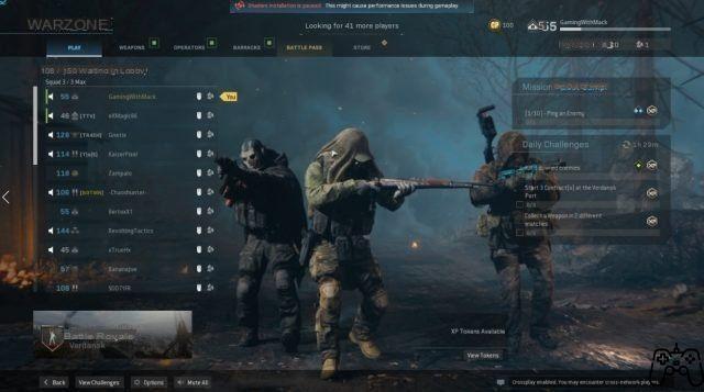 Call of Duty: Warzone: Vestíbulo Borrar | Buscando más correcciones de errores para los jugadores
